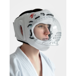 Шлем для единоборств Рэй-Спорт КРИСТАЛЛ-2, иск кожа/иск.замша, крепление в атрибутах